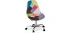 Bürostuhl mit Rollen - Schreibtischstuhl - Bezug aus Patchwork - Simona  image 7