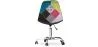 Bürostuhl mit Rollen - Schreibtischstuhl - Bezug aus Patchwork - Simona  image 7