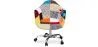 Bürostuhl mit Armlehnen - Schreibtischstuhl mit Rollen - Bezogen mit Patchwork - Patty image 7
