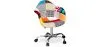 Bürostuhl mit Armlehnen - Schreibtischstuhl mit Rollen - Bezogen mit Patchwork - Patty image 7