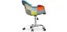 Bürostuhl mit Armlehnen - Schreibtischstuhl mit Rollen - Bezogen mit Patchwork - Patty image 7