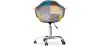 Bürostuhl mit Armlehnen - Schreibtischstuhl mit Rollen - Bezogen mit Patchwork - Patty image 7