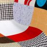 Bürostuhl mit Armlehnen - Schreibtischstuhl mit Rollen - Bezogen mit Patchwork - Patty image 7