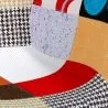 Bürostuhl mit Armlehnen - Schreibtischstuhl mit Rollen - Bezogen mit Patchwork - Patty image 7