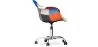 Bürostuhl mit Armlehnen - Schreibtischstuhl mit Rollen - Bezogen mit Patchwork - Pixi image 7
