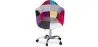 Bürostuhl mit Armlehnen - Schreibtischstuhl mit Rollen - Bezogen mit Patchwork - Ray image 7