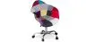Bürostuhl mit Armlehnen - Schreibtischstuhl mit Rollen - Bezogen mit Patchwork - Ray image 7