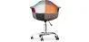 Bürostuhl mit Armlehnen - Schreibtischstuhl mit Rollen - Bezogen mit Patchwork - Ray image 7