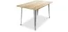 Rechteckiger Esstisch - Industriedesign - Holz - Troy image 7