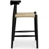 Boho Bali Design Hocker aus Holz - 65cm - Elb image 7