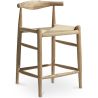 Boho Bali Design Hocker aus Holz - 65cm - Elb image 7