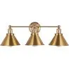Vintage Goldene Wandleuchte - 3 Lampen - Remir image 7
