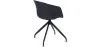 Gepolsterter Bürostuhl mit Armlehnen - Schwarzer Design-Schreibtischstuhl - Jodie - Joan image 7