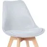 Esszimmerstuhl mit Stoffpolsterung - Skandinavisches Design - Denisse image 7