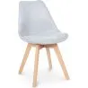 Esszimmerstuhl mit Stoffpolsterung - Skandinavisches Design - Denisse image 7