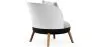 Runder Sessel - In Leinen bezogen - Skandinavisches Design - Bella image 7