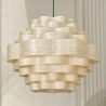 Holz-Deckenlampe - Pendelleuchte im Boho-Bali-Design - Aura image 7