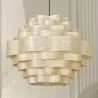 Holz-Deckenlampe - Pendelleuchte im Boho-Bali-Design - Aura image 7
