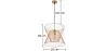 Retro-Deckenlampe - Hängeleuchte im Design - Lia image 7