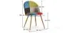 Gepolsterter Esszimmerstuhl mit Patchwork - Skandinavischer Stil - Simona image 7