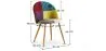 Gepolsterter Esszimmerstuhl mit Patchwork - Skandinavischer Stil - Ray image 7