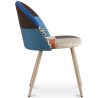 Gepolsterter Esszimmerstuhl mit Patchwork - Skandinavischer Stil - Evelyne  image 7