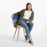 Gepolsterter Esszimmerstuhl mit Patchwork - Skandinavischer Stil - Evelyne  image 7