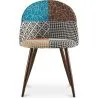 Gepolsterter Esszimmerstuhl mit Patchwork - Skandinavischer Stil - Patty image 7
