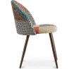Gepolsterter Esszimmerstuhl mit Patchwork - Skandinavischer Stil - Patty image 7