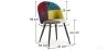 Gepolsterter Esszimmerstuhl mit Patchwork - Skandinavischer Stil - Ray image 7