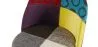 Gepolsterter Esszimmerstuhl mit Patchwork - Skandinavischer Stil - Ray image 7