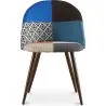 Gepolsterter Esszimmerstuhl mit Patchwork - Skandinavischer Stil - Pixi image 7