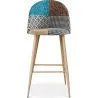 Gepolsterter Hocker im Patchwork-Stil - Skandinavischer Stil - Evelyne  image 7