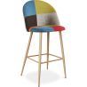 Gepolsterter Hocker im Patchwork-Stil - Skandinavischer Stil - Evelyne image 7
