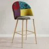 Gepolsterter Hocker im Patchwork-Stil - Skandinavischer Stil - Evelyne image 7