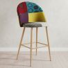 Gepolsterter Hocker im Patchwork-Stil - Skandinavischer Stil - Evelyne image 7
