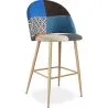 Gepolsterter Hocker im Patchwork-Stil - Skandinavischer Stil - Evelyne image 7