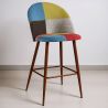 Gepolsterter Hocker im Patchwork-Stil - Skandinavischer Stil - Simona image 7