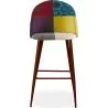 Gepolsterter Hocker im Patchwork-Stil - Skandinavischer Stil - Ray image 7
