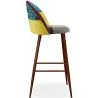 Gepolsterter Hocker im Patchwork-Stil - Skandinavischer Stil - Ray image 7
