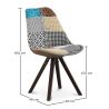 Esszimmerstuhl - Bezogen mit Patchwork - Patty image 7