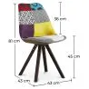 Esszimmerstuhl - Bezogen mit Patchwork - Ray image 7