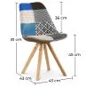 Esszimmerstuhl - Bezogen mit Patchwork -Pixi  image 7