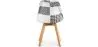 Esszimmerstuhl - Schwarz-Weiß-Patchwork-Polsterung - New Edition - Sam image 7