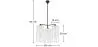 Kristall-Deckenlampe - Hängeleuchte - 3 Arme - Reg image 7