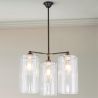 Kristall-Deckenlampe - Hängeleuchte - 3 Arme - Reg image 7