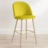 Hocker gepolstert mit Samt - Skandinavisches Design - Evelyne image 7