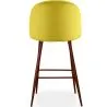 Samtgepolsterter Hocker - Skandinavisches Design - Evelyne image 7