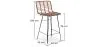 Barhocker aus Korbgeflecht mit Rückenlehne - Boho Bali Design - 75cm - Catori image 7