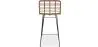 Barhocker aus Korbgeflecht mit Rückenlehne - Boho Bali Design - 75cm - Catori image 7